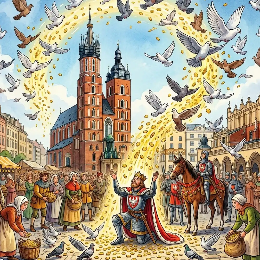 Legenda o gołębiach krakowskich